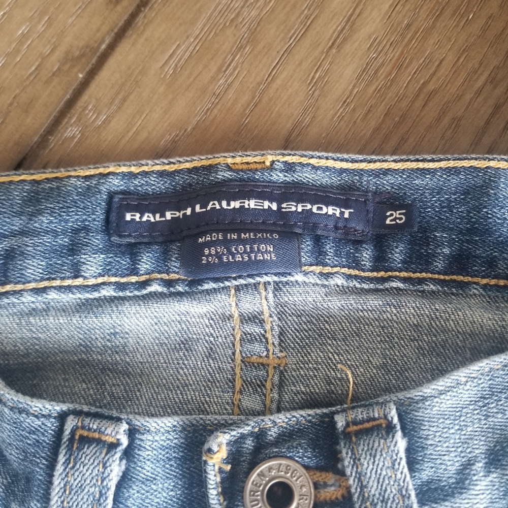 Ralph Lauren Sport Denim Stylish Skinny Blue Denim Jeans - Picture 2 of 6